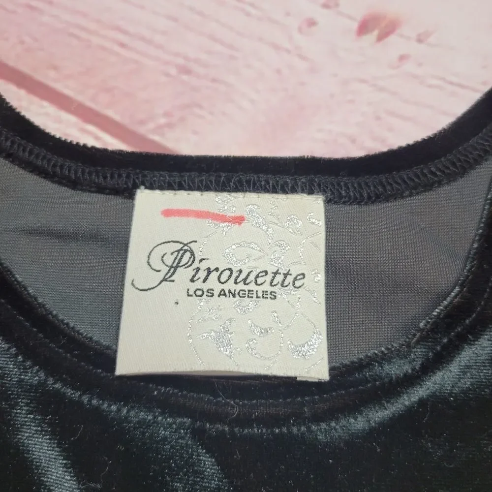 Pirouette Los Angeles velvet dress 6x